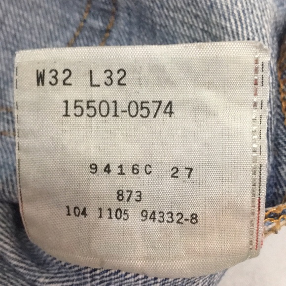 Levi's Vintage 501 Original Medium Wash Blue Jeans - Picture 4 of 6